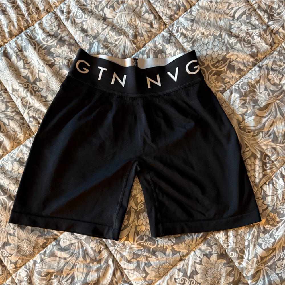 NVGTN Biker Shorts with Logo Waistband